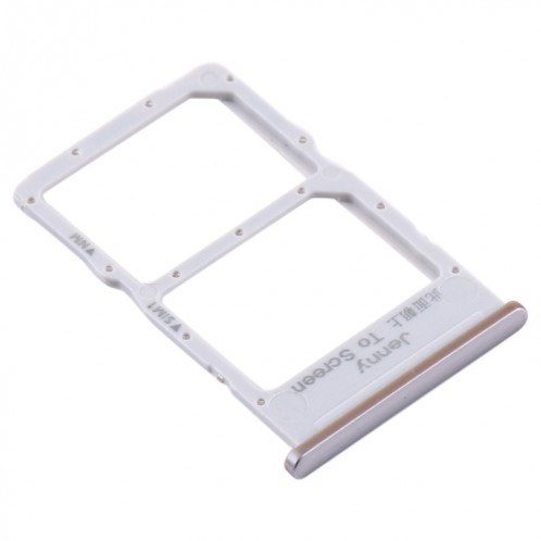 Plateau Carte SIM + Plateau Carte NM pour Huawei P40 Lite (Argent) SH600S1956-04