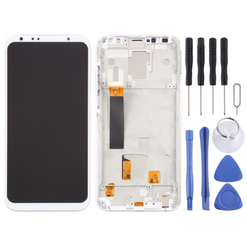 Écran LCD TFT pour Meizu 16 Plus Assemblage complet du numériseur avec cadre, ne prenant pas en charge l'identification des empreintes digitales SH06011304-07