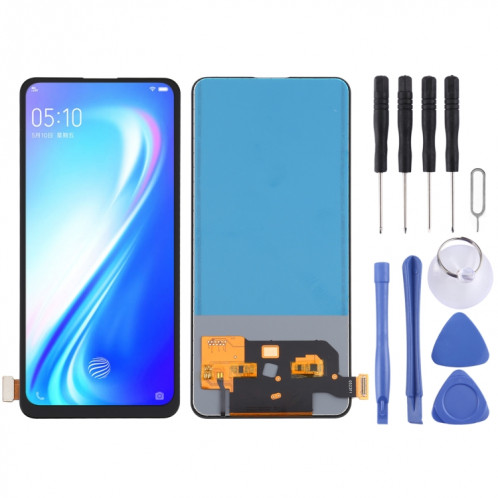 Écran LCD en matériau TFT et ensemble complet de numériseur (ne prenant pas en charge l'identification des empreintes digitales) pour Vivo S1 Pro / V1832A / V1832T (Chine) / X27 / V15 Pro SH06051021-06