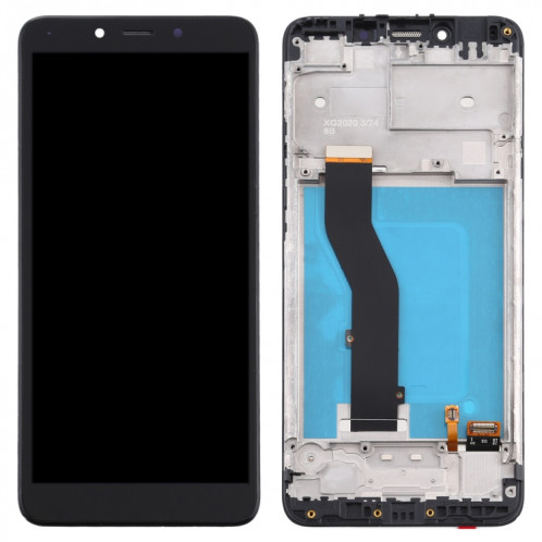 Écran LCD pour LG K20 (2019)LM-X120EMW LMX120EMW LM-X120 Digitizer Assemblage complet avec cadre (Noir) SH675B1621-06