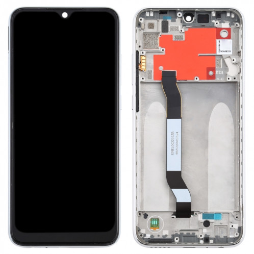 Écran LCD et numériseur complet avec cadre pour Xiaomi Redmi Note 8T (argent) SH97SL1698-06
