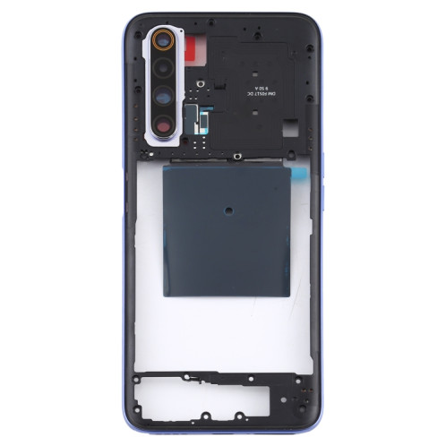 Pour OPPO Realme X50 5G plaque de lunette de cadre moyen (argent) SH700S1801-05