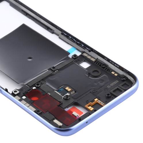 Pour OPPO Realme X50 5G plaque de lunette de cadre moyen (argent) SH700S1801-05