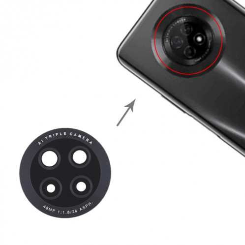 Objectif de caméra arrière 10 PCS pour Huawei Y9a / Enjoy 20 Plus 5G SH07041576-04