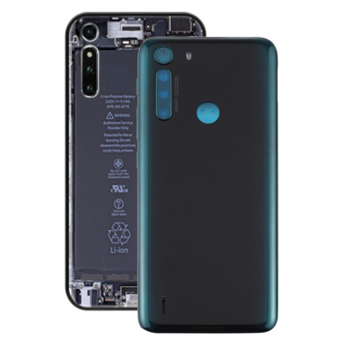Cache arrière de la batterie pour Motorola One Fusion (vert) SH736G1008-06