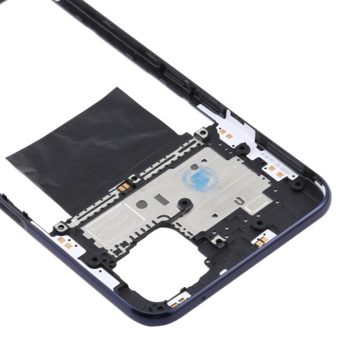 Pour OPPO A92s/Reno4 Z 5G PDKM00 plaque de lunette de cadre moyen (noir) SH755B347-06