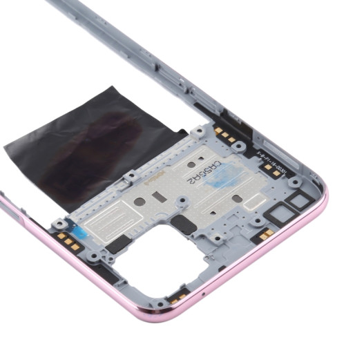 Pour OPPO A92s/Reno4 Z 5G PDKM00 plaque de lunette de cadre moyen (rose) SH755F846-06