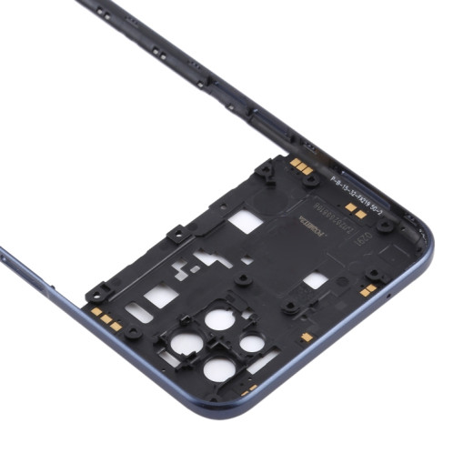 Pour OPPO A72 5G PDYM20 plaque de lunette de cadre moyen (noir) SH758B1051-06