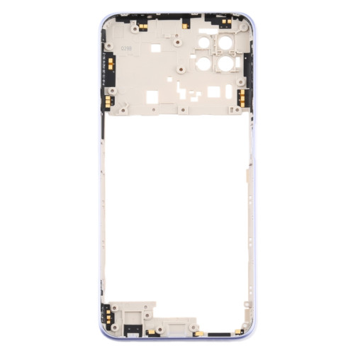 Pour OPPO A72 5G PDYM20 plaque de lunette de cadre moyen (violet) SH758P1240-06