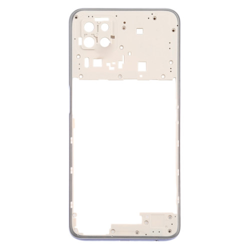 Pour OPPO A72 5G PDYM20 plaque de lunette de cadre moyen (violet) SH758P1240-06
