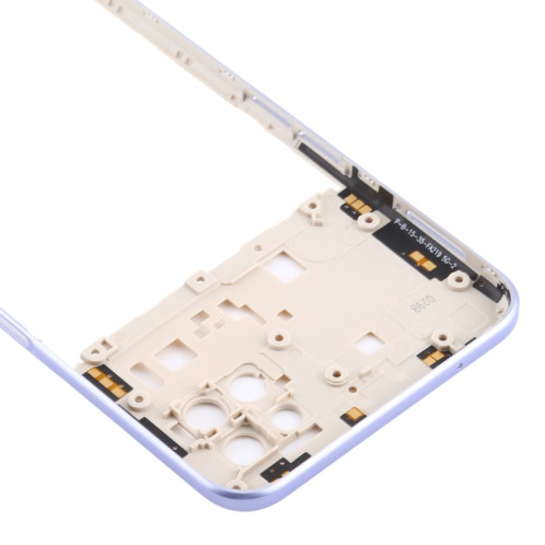 Pour OPPO A72 5G PDYM20 plaque de lunette de cadre moyen (violet) SH758P1240-06