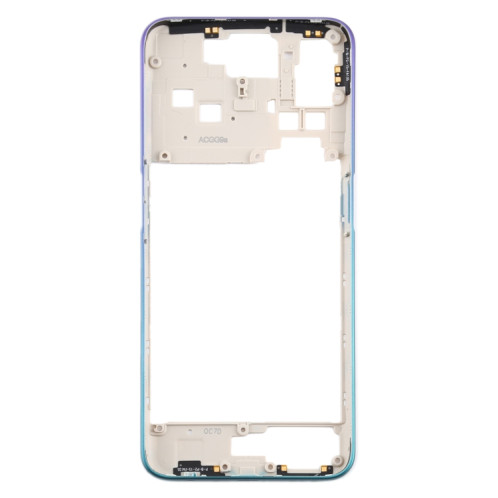 Pour OPPO A52 CPH2061 / CPH2069 (Global) / PADM00 / PDAM10 (Chine) Plaque de cadre intermédiaire (noir) SH761B1471-06