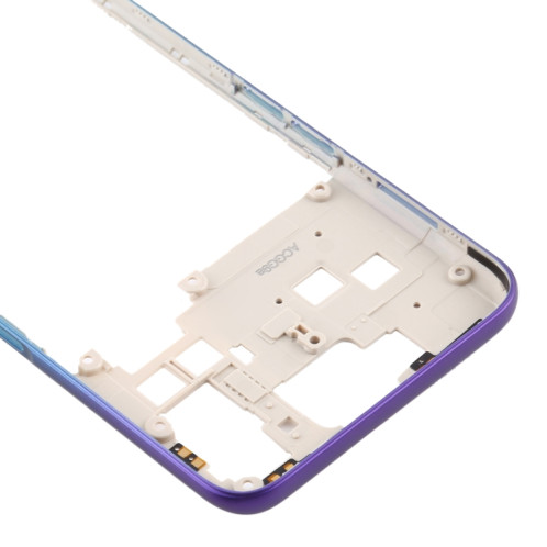 Pour OPPO A52 CPH2061 / CPH2069 (Global) / PADM00 / PDAM10 (Chine) Plaque de cadre intermédiaire (noir) SH761B1471-06