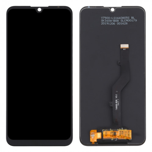 Écran LCD OEM pour ZTE Blade A5 (2020) avec assemblage complet du numériseur (noir) SH780B761-06