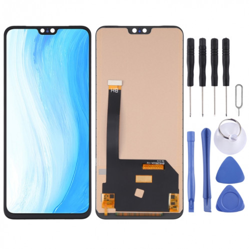 Écran LCD en matériau TFT et ensemble complet de numériseur (ne prenant pas en charge l'identification des empreintes digitales) pour Vivo S7 5G V2020A SH09151670-06