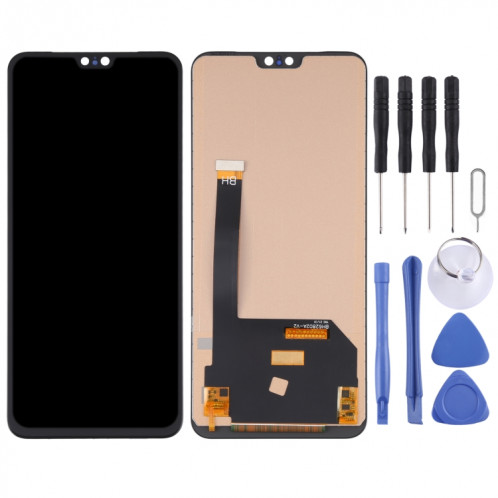 Écran LCD en matériau TFT et ensemble complet de numériseur (ne prenant pas en charge l'identification des empreintes digitales) pour Vivo S7 5G V2020A SH09151670-06