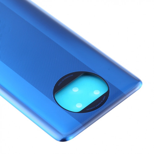 Cache arrière de batterie d'origine pour Xiaomi Poco X3 / Poco X3 NFC M2007J20CG / M2007J20CT (bleu) SH53LL1331-06