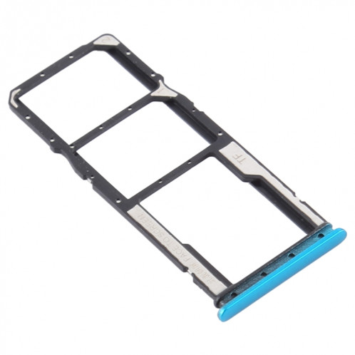 Plateau de la carte SIM + plateau de la carte SIM + plateau de la carte Micro SD pour Xiaomi Redmi 9A (vert) SH958G1300-04