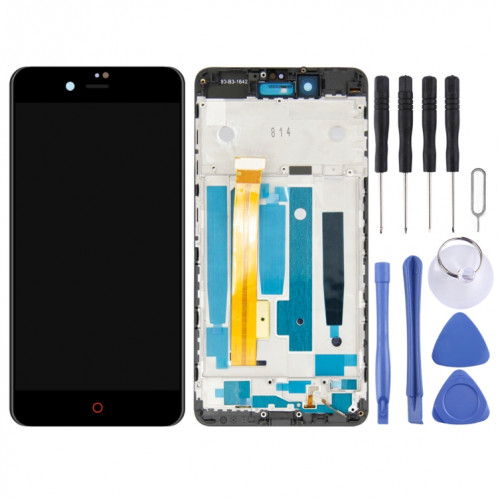 Écran LCD OEM pour ZTE Nubia Z11 Mini S NX549J Assemblage complet du numériseur avec cadre (noir) SH969B1927-06