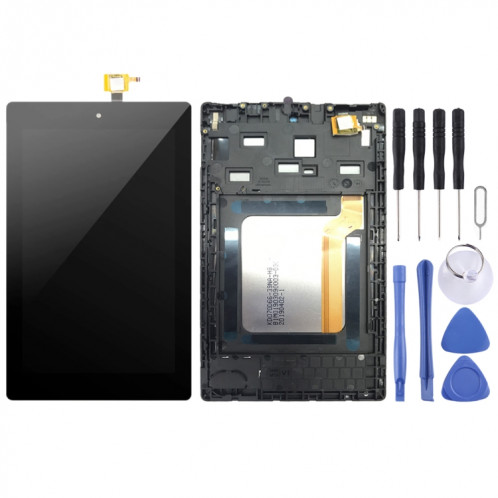 Écran LCD OEM pour Amazon Kindle Fire HD 7 2017 SR043KL Assemblage complet du numériseur avec cadre (noir) SH978B1587-04