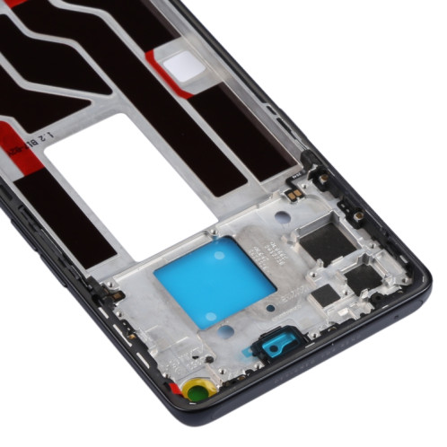 Plaque de lunette LCD de boîtier avant d'origine pour OPPO Reno5 PRO 5G PDSM00, PDST00, CPH2201 (Noir) SH018B1767-06