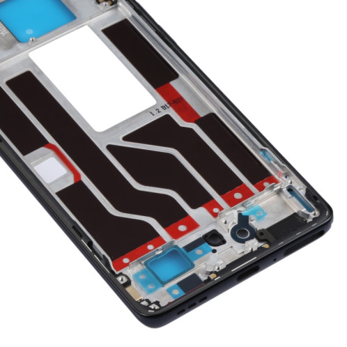 Plaque de lunette LCD de boîtier avant d'origine pour OPPO Reno5 PRO 5G PDSM00, PDST00, CPH2201 (Noir) SH018B1767-06