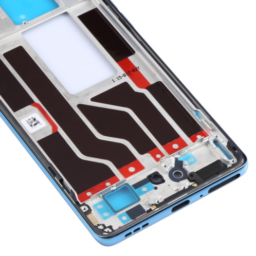 Plaque de lunette LCD de boîtier d'origine pour OPPO Reno5 PRO 5G PDSM00, PDST00, CPH2201 (bleu) SH018L1262-06