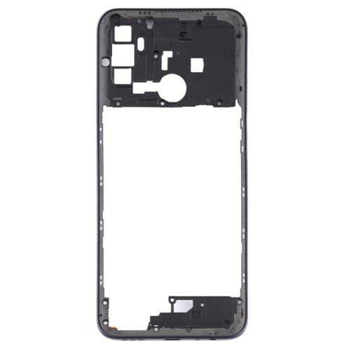 Pour OPPO A53 (2020)/A53 4G/A53s/A32 4G/A33 2020 CPH2127 plaque de lunette de cadre moyen (noir) SH075B1842-06