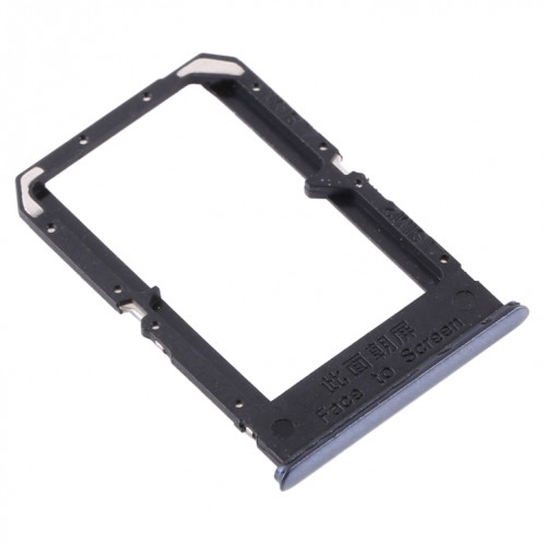 Pour OPPO Reno4 SE/A93 4G/OPPO Reno4 F/Reno4 Lite/F17 Pro PEAT00 PEAM00 plateau de carte SIM + plateau de carte SIM (noir) SH078B58-04