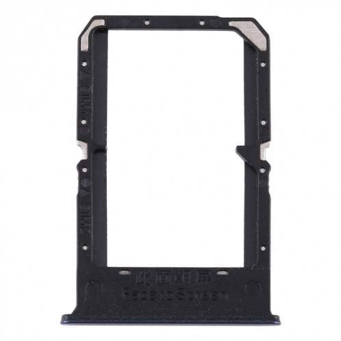 Pour OPPO A72 5G / K7X 5G / A53 5G Plateau de carte SIM + Plateau de carte SIM (Noir) SH081B503-04