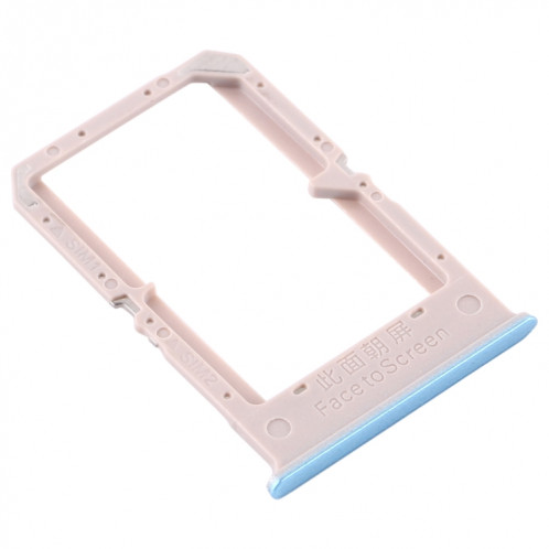 Pour OPPO A72 5G / K7X 5G / A53 5G Plateau de carte SIM + Plateau de carte SIM (Bleu) SH081L680-04