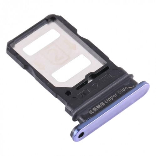 Pour Vivo Y73s V2031A Plateau de carte SIM + Plateau de carte SIM (Violet) SH084P1769-04