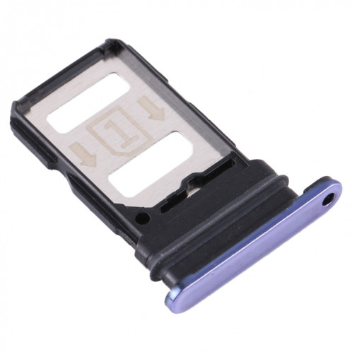 Pour Vivo Y73s V2031A Plateau de carte SIM + Plateau de carte SIM (Violet) SH084P1769-04