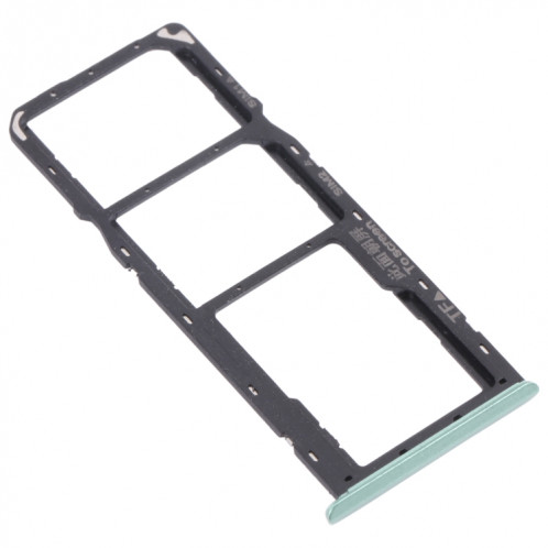 Pour OPPO Realme C11 RMX2185 Plateau de carte SIM + Plateau de carte SIM + Plateau de carte Micro SD (Vert) SH085G1005-04