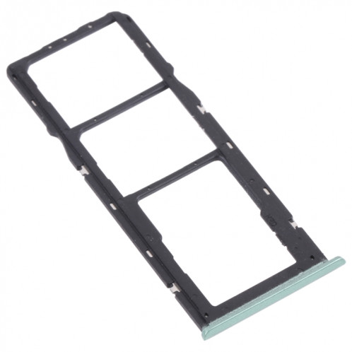 Pour OPPO Realme C11 RMX2185 Plateau de carte SIM + Plateau de carte SIM + Plateau de carte Micro SD (Vert) SH085G1005-04