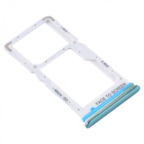 Plateau de la carte SIM + plateau de la carte SIM / plateau de la carte Micro SD pour Xiaomi Mi 10T Lite 5G (vert) SH091G1074-04