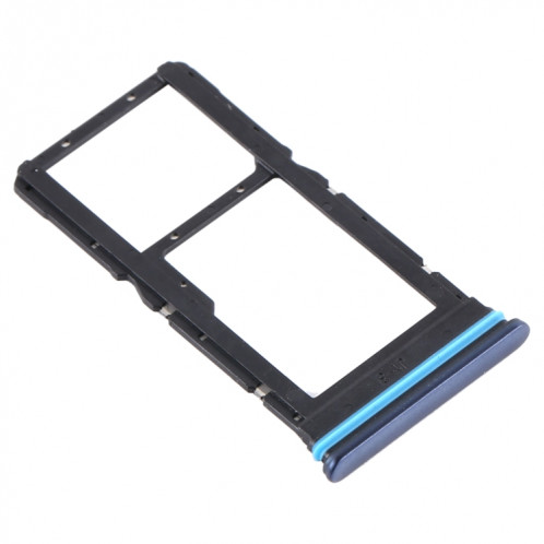 Plateau Carte SIM + Plateau Carte SIM / Plateau Carte Micro SD pour Xiaomi Mi 10T Lite 5G (Gris) SH091H124-04