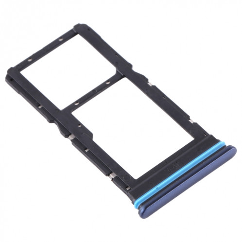 Plateau pour carte SIM + Plateau pour carte SIM / Plateau pour carte Micro SD pour Xiaomi Mi 10T Lite 5G (Bleu) SH091L1254-04