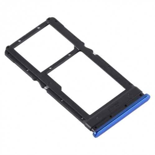 Plateau de carte SIM + plateau de carte SIM / plateau de carte Micro SD pour Xiaomi Poco X3 / Poco X3 NFC (bleu) SH092D71-04