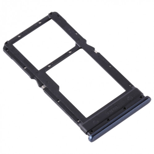 Plateau de la carte SIM + plateau de la carte SIM / plateau de la carte Micro SD pour Xiaomi Poco X3 / Poco X3 NFC (noir) SH092L1831-04