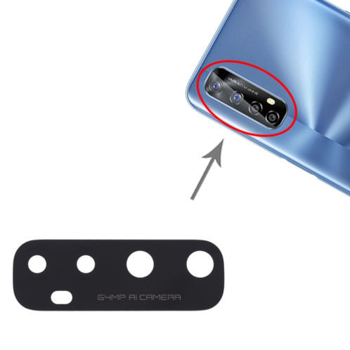 Pour OPPO Realme 7 10pcs objectif de caméra arrière SH109424-04