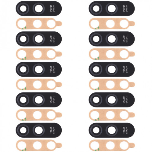 Objectif de caméra arrière 10 pièces pour Xiaomi Redmi 9A / Redmi 9i M2006C3LVG M2006C3LG M2006C3LI M2006C3LII SH1103932-04