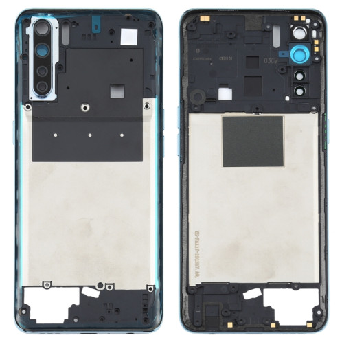 Pour OPPO A91/F15 PCPM00 CPH2001 CPH2021 Cadre de boîtier arrière (bleu bébé) SH74TT1097-06