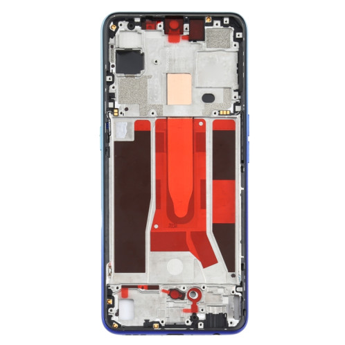 Pour OPPO Reno3 5G/Reno3 4G PCHM30 CPH2043 avant boîtier LCD cadre lunette plaque (bleu bébé) SH78TT1269-06