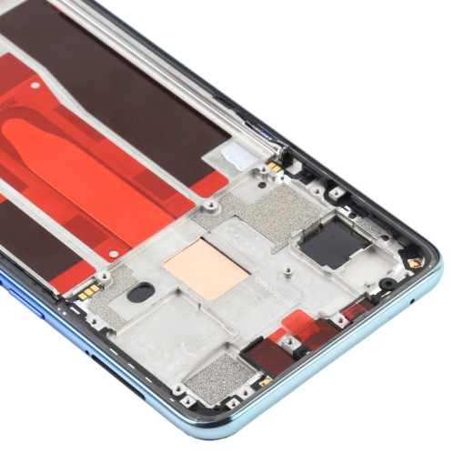 Pour OPPO Reno3 5G/Reno3 4G PCHM30 CPH2043 avant boîtier LCD cadre lunette plaque (bleu bébé) SH78TT1269-06