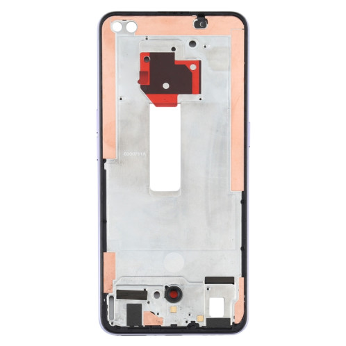 Pour OPPO Reno4 5G PDPM00, PDPT00, CPH2091 Plaque de lunette de cadre LCD pour boîtier avant (violet) SH179P71-06