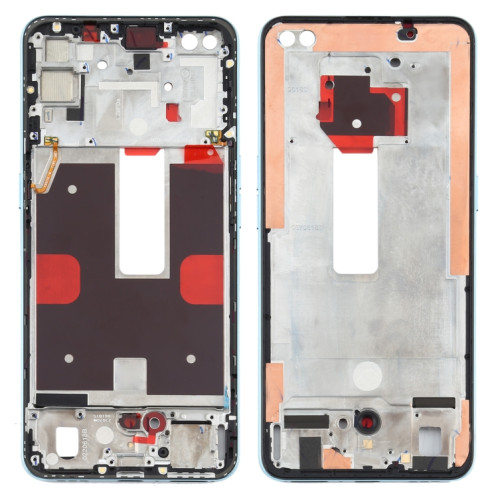 Pour OPPO Reno4 5G PDPM00, PDPT00, CPH2091 Plaque de lunette de cadre LCD pour boîtier avant (Bleu bébé) SH79TT1663-06