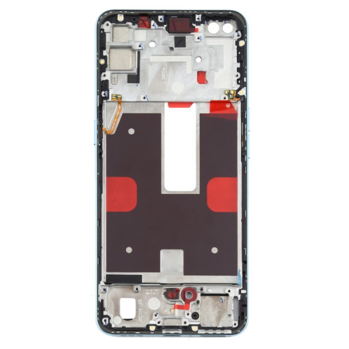 Pour OPPO Reno4 5G PDPM00, PDPT00, CPH2091 Plaque de lunette de cadre LCD pour boîtier avant (Bleu bébé) SH79TT1663-06