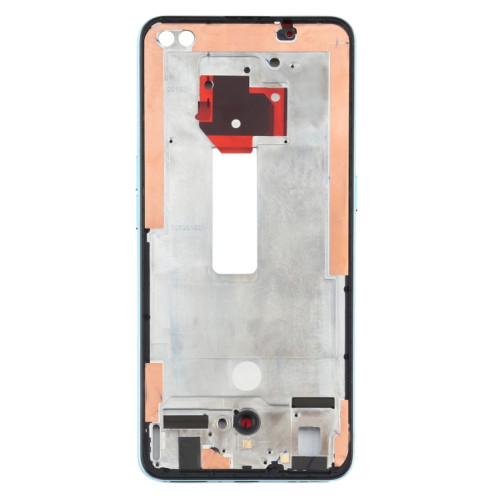 Pour OPPO Reno4 5G PDPM00, PDPT00, CPH2091 Plaque de lunette de cadre LCD pour boîtier avant (Bleu bébé) SH79TT1663-06
