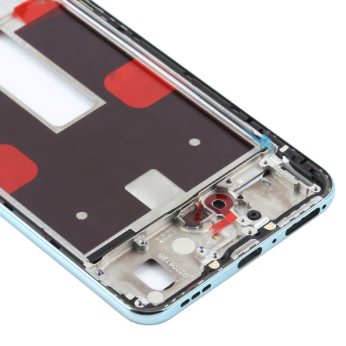Pour OPPO Reno4 5G PDPM00, PDPT00, CPH2091 Plaque de lunette de cadre LCD pour boîtier avant (Bleu bébé) SH79TT1663-06